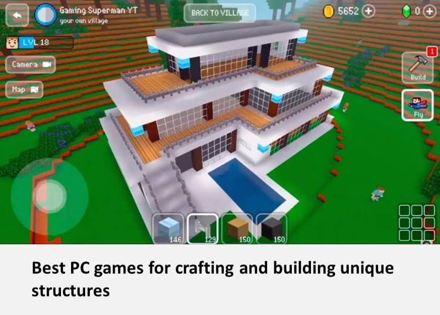 Best PC games for crafting and building unique structures